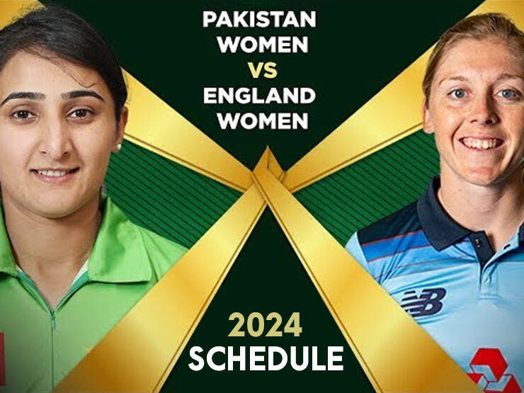 England vs. Pakistan Women 2024 schedule